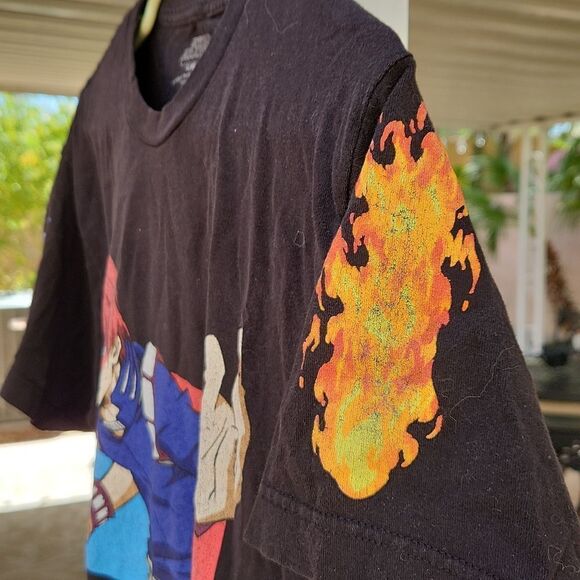 My Hero Academia Funimation men's large black short sleeve t-shirt 100% cotton - Picture 3 of 6